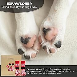 EXPAWLORER Anti Slip Dog Socks to Prevent Licking