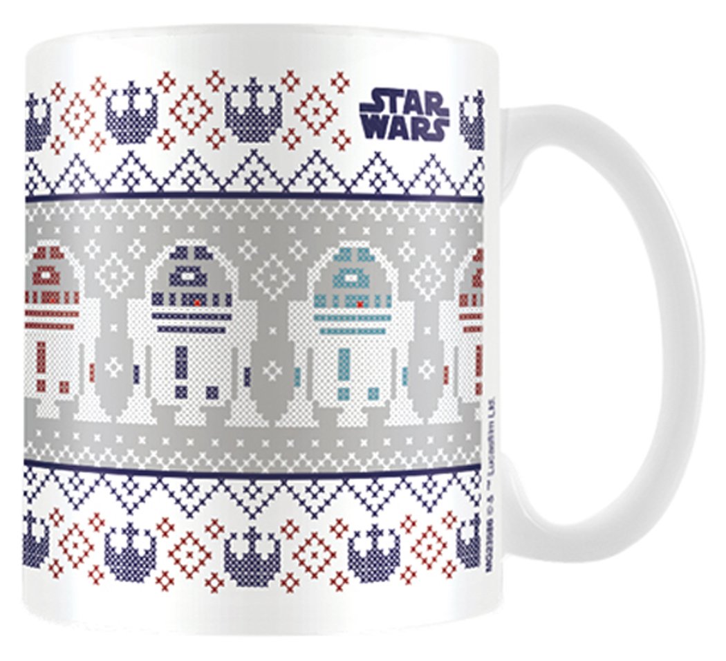 Star Wars Pyramid International " (R2D2 Christmas)" Official Boxed Ceramic Coffee/Tea Mug, Multi-Colour, 11 oz/315 ml