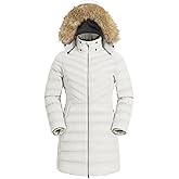 Pioneer Camp Women's Winter Coats Warm Thicken Long Puffer Jacket Waterproof Quilted Parka with Removable Faux Fur Hood