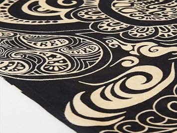 Amazon Com Chaihane Tribal Salone Large Format Stole Black Wall Art