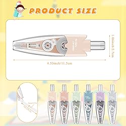 Yexiya 6 Pcs Retractable Correction Pen 236 Inches