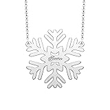 SexyMandala Snowflake Necklace Name Necklace