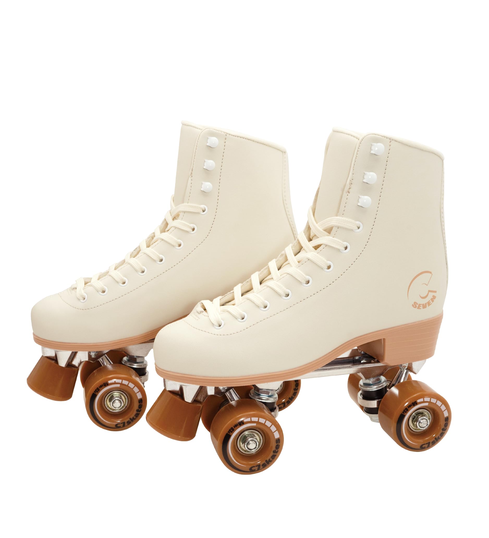 Photo 1 of C SEVEN C7skates Cute Roller Skates for Girls and Adults (Vanilla Ice Cream, Women's 7 / Youth 6 / Men's 6)