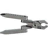 SWISS+TECH ST50022 Stainless Steel 6-in-1 Key Chain Multi Tool, Polished Finish (Single Pack)