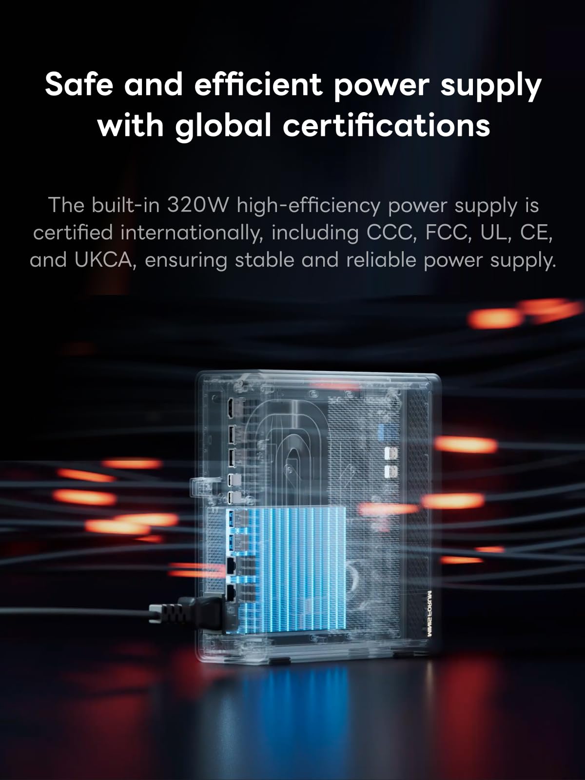 Minisforum Ms-S1 Max Mini Ai Workstation Pc, Amd Ryzen Ai Max+ 395 (16C/32T),Rdna3.5 Gpu,128Gb Lpddr5X Uma Ram,Dual M.2 Pcie 4.0, Pcie X16 Slot, Usb4 V2(80Gbps)&Amp; Dual 10Gbe, 320W Psu,Wi-Fi 7 - View 7