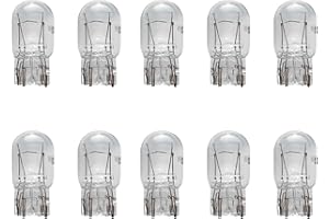 Lyxheth 10PCS 7443 Bulb, Car Brake Lights, 1891/7443 12V 21/5W Quartz Glass Shockproof Anti-UV Dual-filament Mini Halogen Bulbs, Universal T20 Automotive Brake Bulb Car Accessory for Cars Trucks SUVs