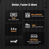 ASUS TUF GAMING X870-PLUS WIFI AMD AM5 ATX Motherboard 16+2+1 80A view 5
