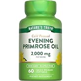 Nature's Truth Evening Primrose Oil Softgels | Cold Pressed | Non-GMO &amp; Gluten Free Supplement