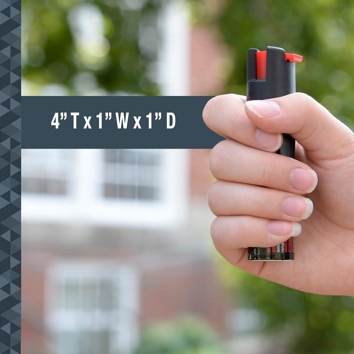 SABRE RED Compact Pepper Spray with Clip – Maximum Police Strength OC Spray with UV Dye, 10-foot (3 m) Range, 35 Bursts, Quick Access Belt Clip – Small and Easy to Carry On-the-Go : Salt And Pepper Mills : Sports & Outdoors