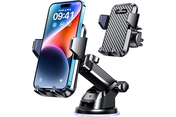 VANMASS [85+LBS Strongest Suction & Military-Grade] 2026 Ultimate Car Phone Holder [Patent & Safety Certs] Cell Mount Truck S