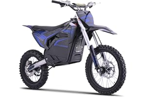 KOOZ 72v Pro 5000w Electric Dirt Bike for Adult,HP117E Electric-Motorcycle with 30AH Lithium Battery, Top Speed 50 MPH 40 Miles Range,Hydraulic Brakes Mountain Off-Road Ebike.
