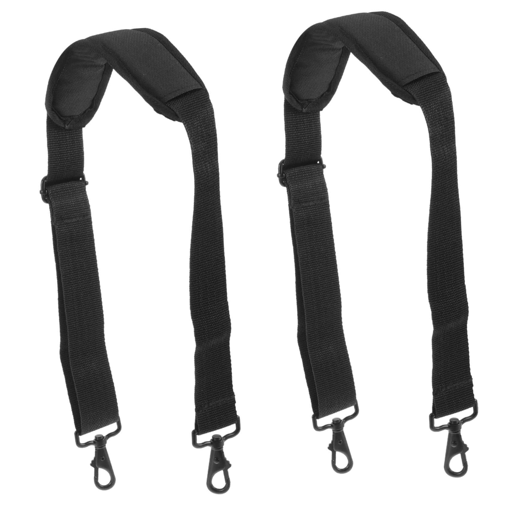 CORHAD 2Pcs Adjustable Shoulder Straps for Violin Case Canvas Replacement Pads Metal Clips Durable Instrument Bag Straps for Violin Viola Cello Backpack