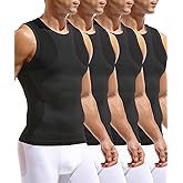 Casey Kevin Gynecomastia Compression Shirt Men, Body Shaper Slimming Undershirts Tummy Control Compression Tank Top Shapewear
