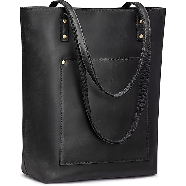 バッグ vintage ZIZINO tote bag leather black Evelina Washable Paper Classic Tote– Ecosusi