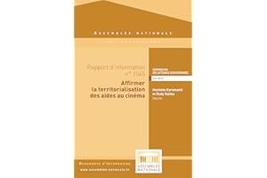 Rapport d'information sur le projet de révision des règles relatives au contrôle des aides d'Etat dans le secteur du cinéma (