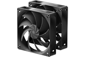 HAVN H18 Dual Pack 180mm High-Airflow PC Fans – Ultra-Thick 40mm Frame, 164.63CFM Airflow, FDB, Quiet 35dBA Operation, Loopin