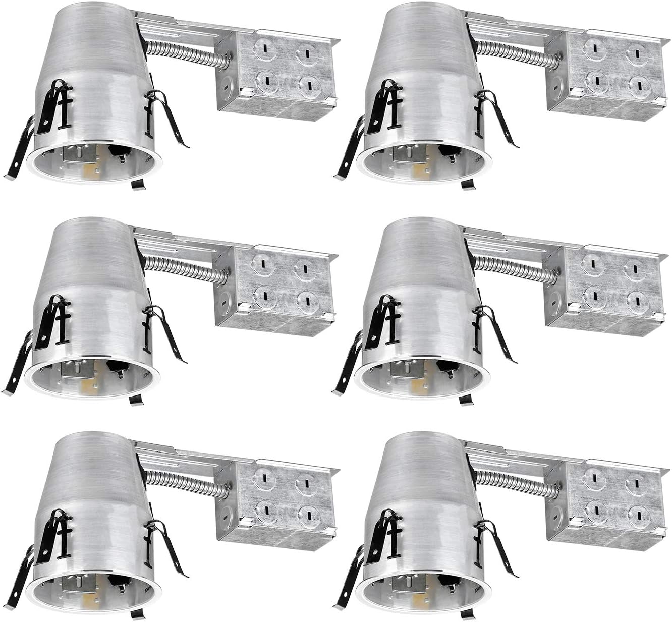 TORCHSTAR 4 Inch New Construction Recessed Housing, IC Rated Air Tight Ceiling Downlight Can with Junction Box