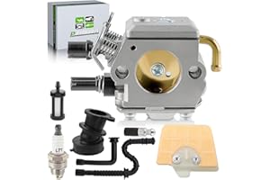 partszen 1125-120-0615 Carburetor Kit for Stihl 034 036 MS340 MS350 360Pro Chainsaw for Tillotson 40-HE-20A for Zama C3A-S31A Carb with Tune Up Parts Replacement