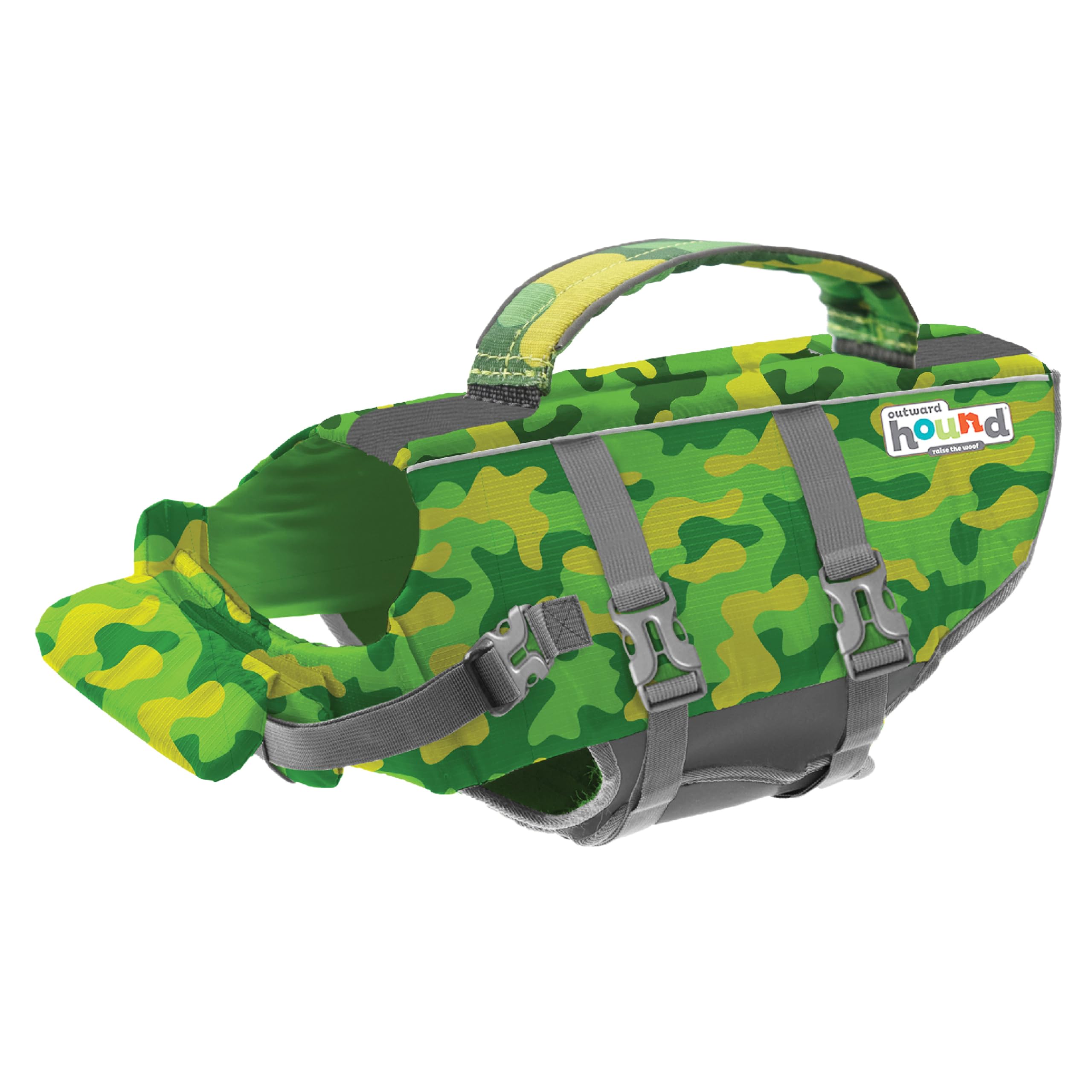 Outward Hound Granby Splash Camo Dog Life Jacket, Small