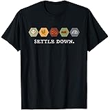 Settle Down Board Game Night Shirt T-Shirt