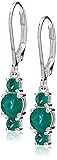 Amazon Essentials Sterling Silver Created Emerald
