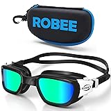Robee Swimming Goggles, Adult Polarized Swim