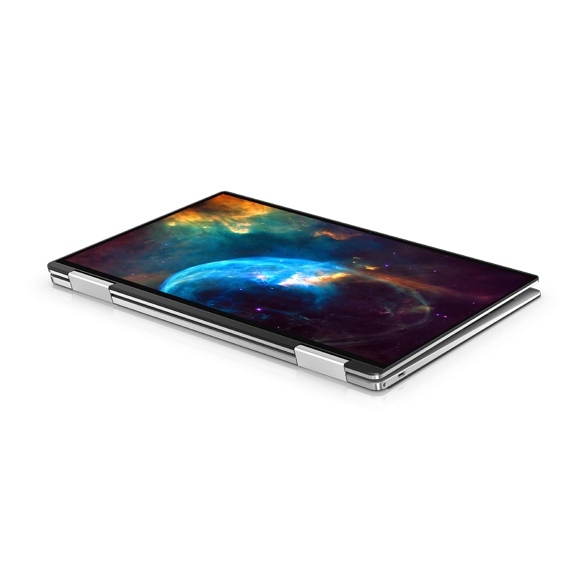 Dell XPS 13 7390 2-in-1 Convertible, 13.4 inch FHD+ Touch Laptop - Intel Core i7-1065G7, 32GB LPDDR4x RAM, 512GB SSD, Intel Iris Plus Graphics, Windows 10 Home - Platinum Silver, Black Interior