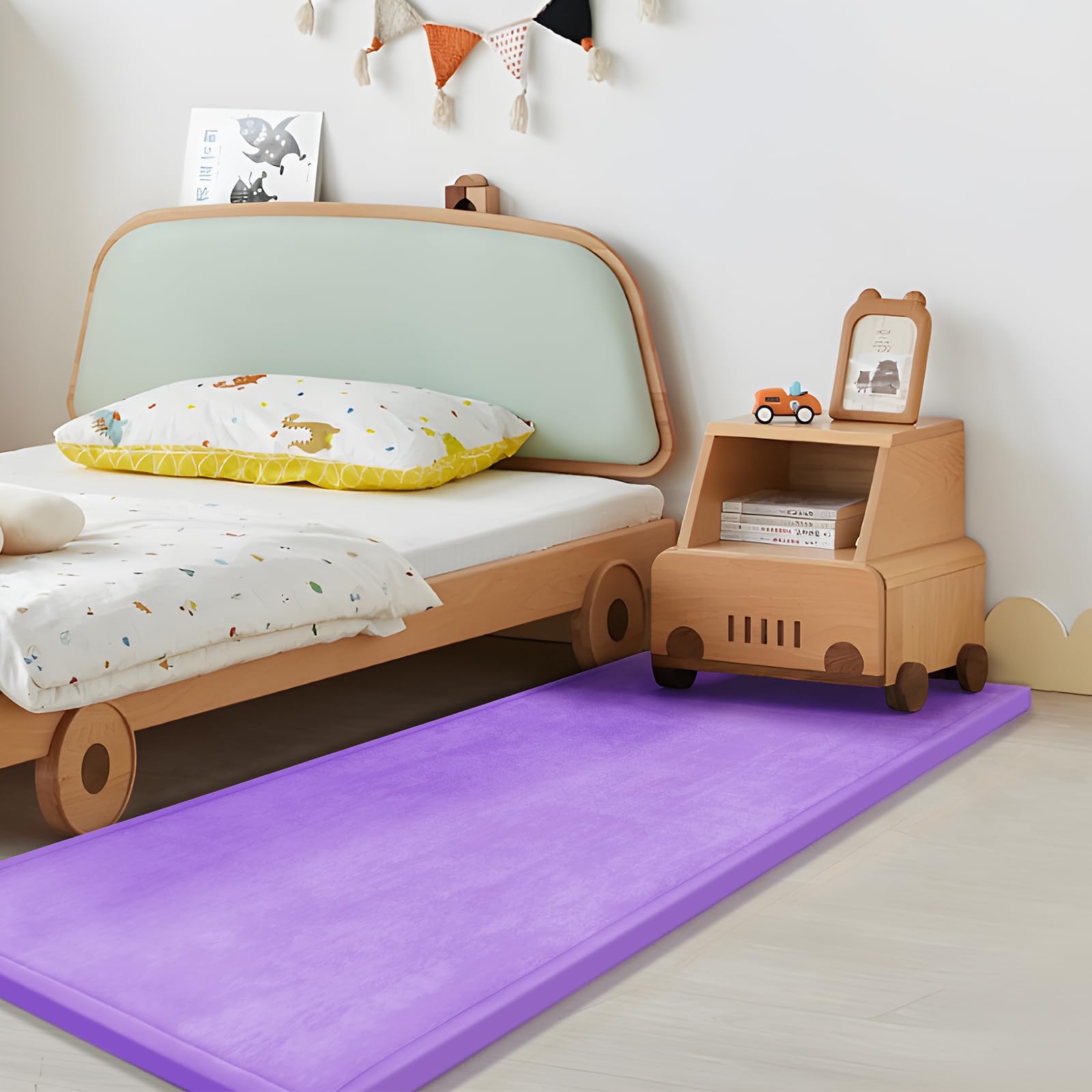 Huloo Sleep Play Mat for Babies Toddlers,1.3" Thick