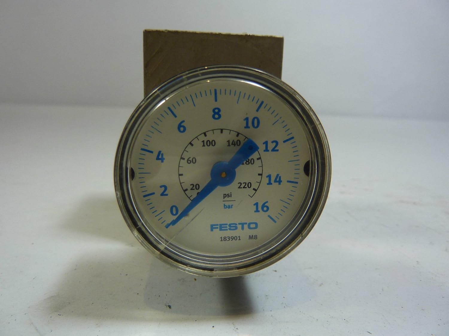 Festo 183901 MA-40-16-G1/4-EN Pressure Gauge, White - Image 3