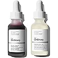 The Ordinary Dull & Dehydrated Skin Duo - Skin Care Bundle Set - AHA 30% + BHA 2% Peeling Solution 1 Fl Oz, Hyaluronic Acid 2% + B5 1 Fl Oz