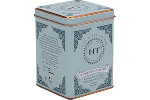 HARNEY & SONS Harney & Son's Mothers Day Winter White Earl Grey Tea (20 Sachets, 1.4oz Tin) - Chinese White Tea Blended with Natural Lemony Bergamot - Caffeinated, Light Bodied Brew - Comes in Decorative Tin