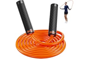 KUTIZE Jump Rope, Weighted Jump Rope for Men Women, Adjustable 1lb Heavy Skipping Ropes, Suitable for Boxing, Cardio, Home Fitness, Training Muscle, Home Gym Workout Equipment for Full Body Exercise