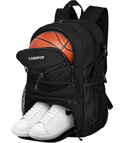 Amazon.com : LARIPOP Basketball Backpack, Large Sports Bag with