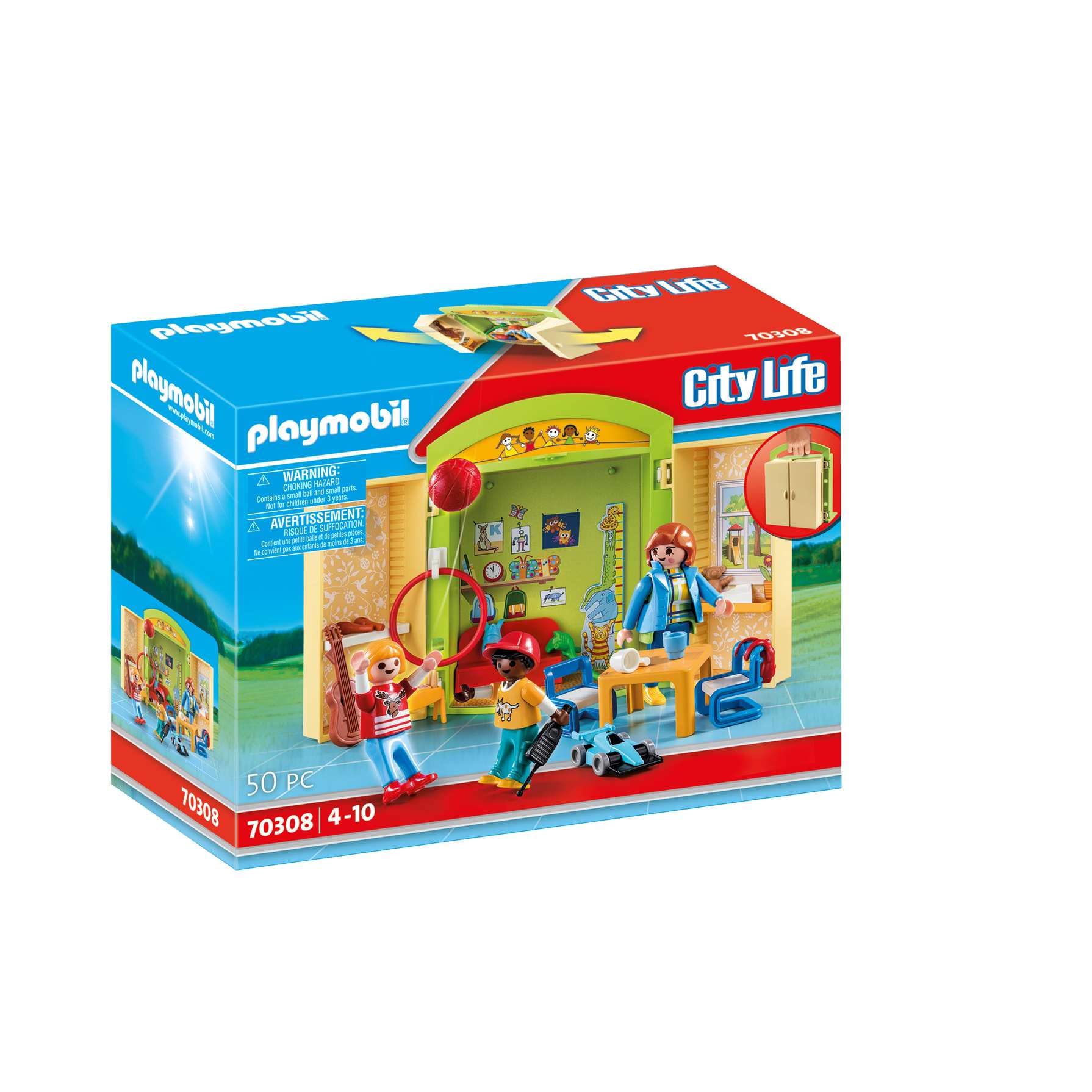 Playmobil City Life 70308 Pre-School Play Box, Ages 4+