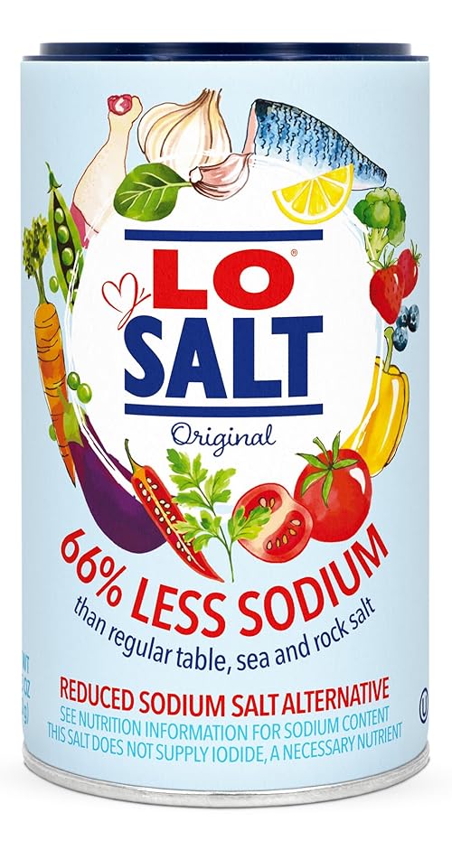 LOSALT – Reduced Sodium Salt | Original (non-iodised) | Great Tasting Salt Alternative/Substitute with 66% less sodium | 350g tub (pack of 1)