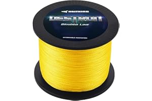 KastKing Destron Braided Fishing Line, Highly Abrasion Resistant, Improved Knot Strength, Ultra-Thin Diameter Superline, Zero Stretch & Memory, CFT “Color Fast Technology”, 75% Thinner Than Mono