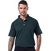 Cotton King Polo Shirts for Men - Mens Polo Shirts Short Sleeve Button Up - Regulat Fit, Pique Summer Tshirt - S to 3XL
