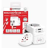 Skross 1.302474 Travel Adapter Pro Light USB AC45PD World