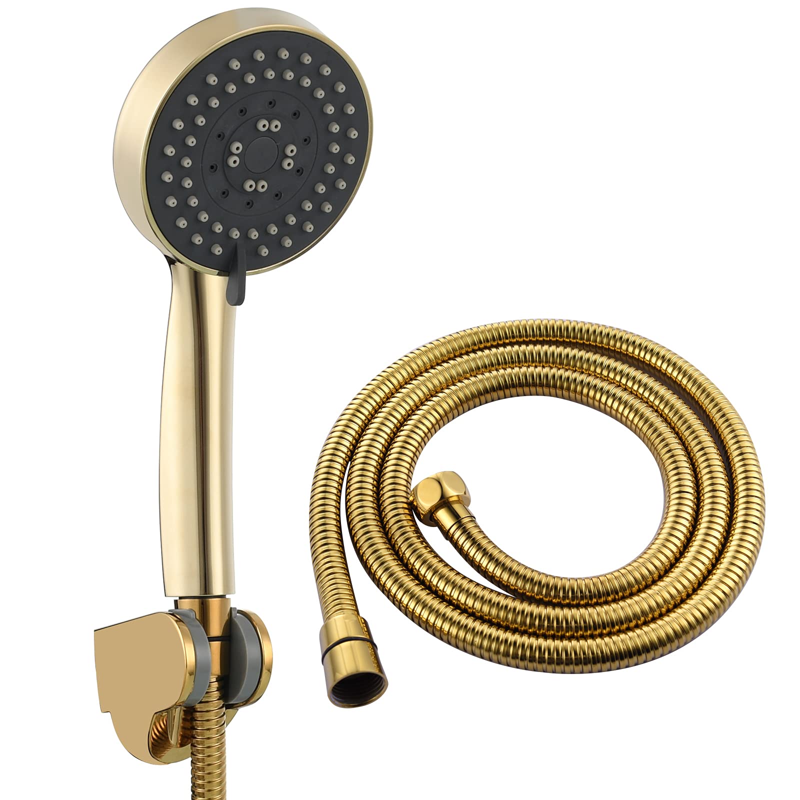 CIENCIA Gold Bathroom Rainfall Spray Hand Shower Head Universal Shower Head BS144F