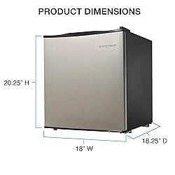 West Bend Mini Fridge Compact Refrigerator for Home