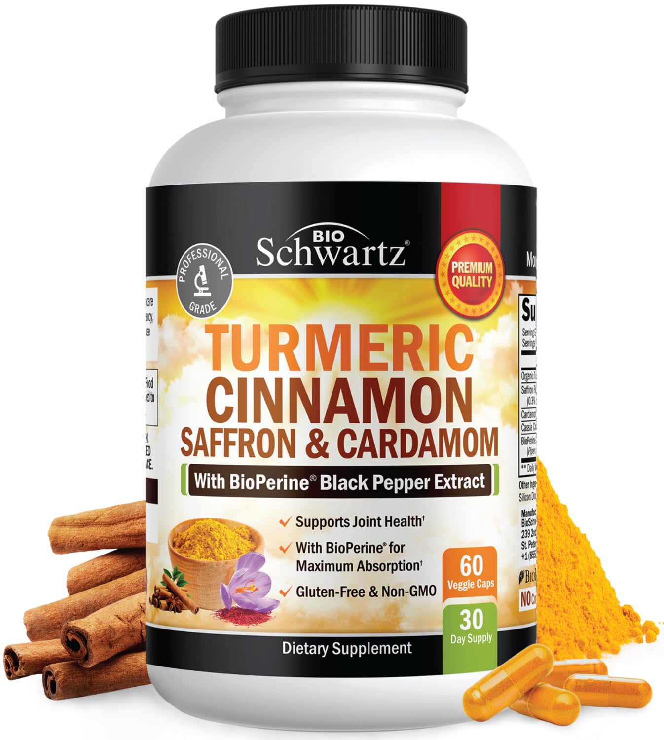Turmeric Cinnamon Saffron & Cardamom