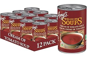 Amy's Kitchen Soup-Cream of Tomato, 398ml, 12-Count