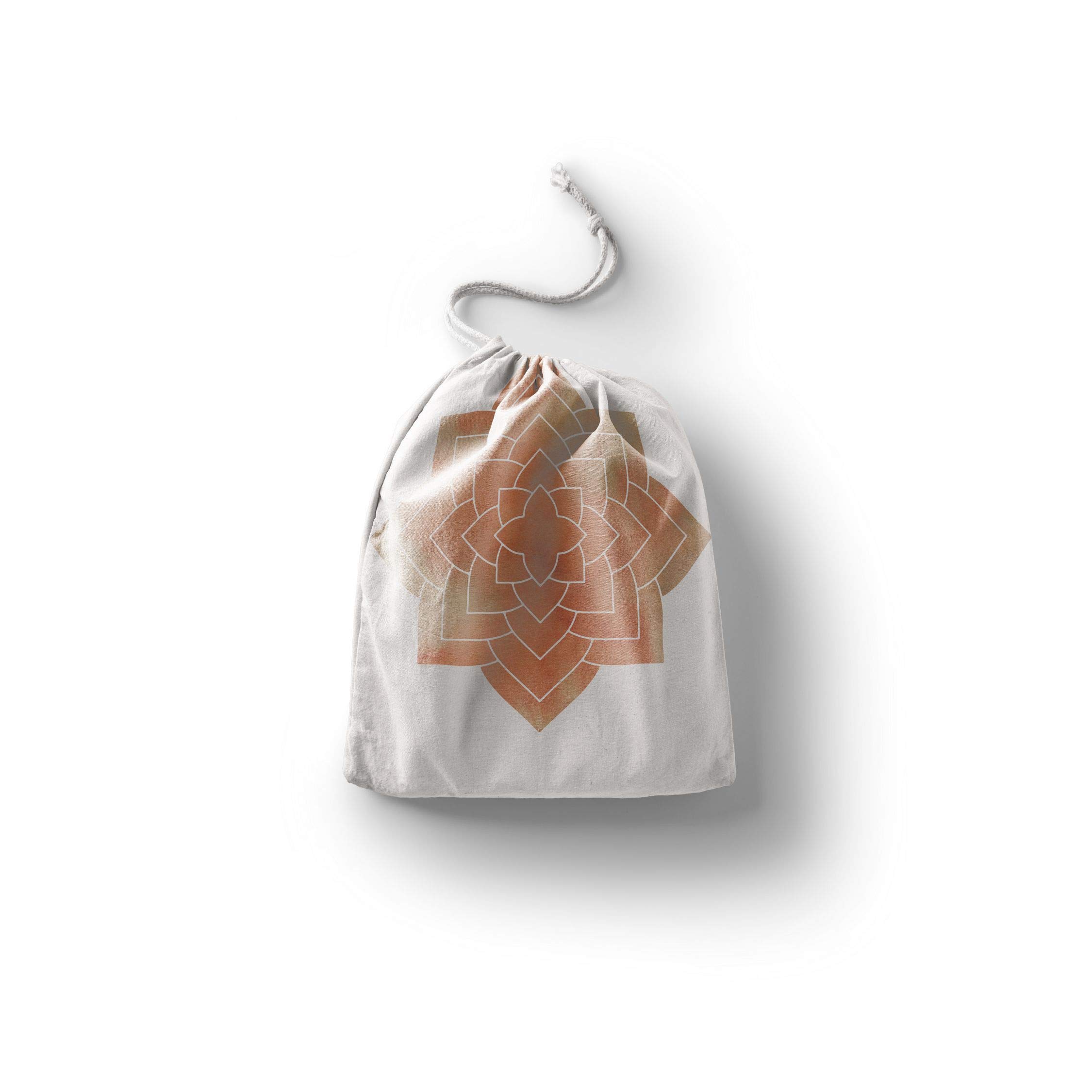 Bonamaison Printed Cotton Produce Bag with Drawstring, Reusable Grocery Bag, Biodegradable Eco-Friendly Bags, Travel Pouch, Sachet Bags, Shopping Bag, Eco Friendly, Foldable, Size: 30x40 Cm
