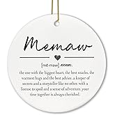 Voatok Memaw Grandma Ornament - Memaw Gifts for Christmas