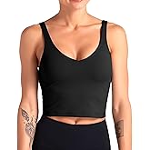 Dragon Fit Sports Bra for Women Longline Padded Bra Yoga Crop Tank Tops Fitness Workout Running Top
