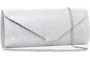 BBJINRONJY Clutch Purses for Women,Evening Bag Envelope Clutch with Detachable Chain Sparkle Elegance