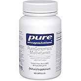 Pure Encapsulations PureGenomics Multivitamin - Supplement to Support Nutrient Requirements of Common Genetic Variations - with Vitamin A,B,C,D,E, K & Minerals - 60 Capsules