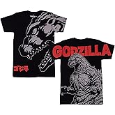 Ripple Junction Godzilla Men's Short Sleeve T-Shirt Jumbo Print King of Monsters Front & Back Graphics Officially Licensed