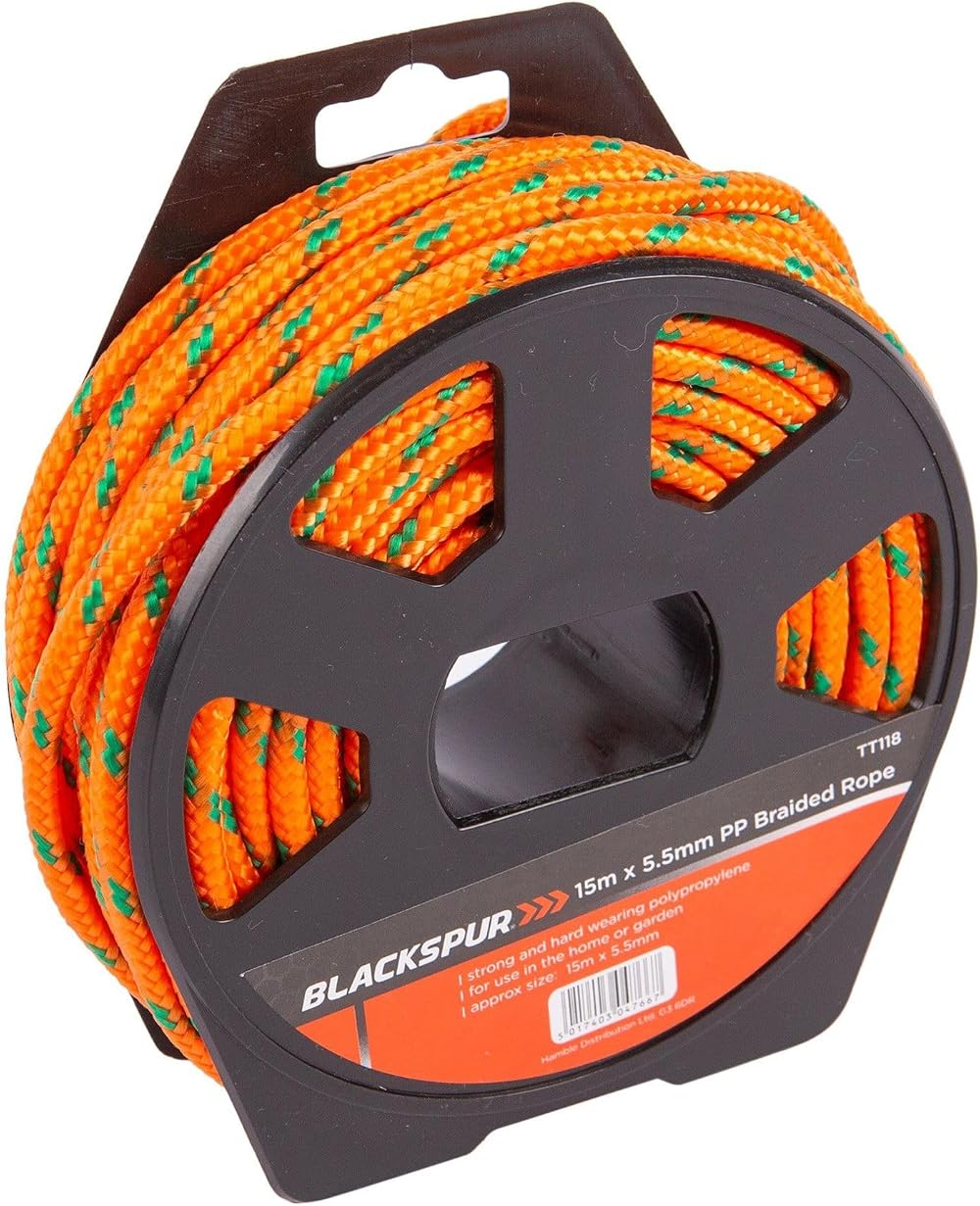 Blackspur BB-TT118 PP Braided Rope on Reel 15m 6mm
