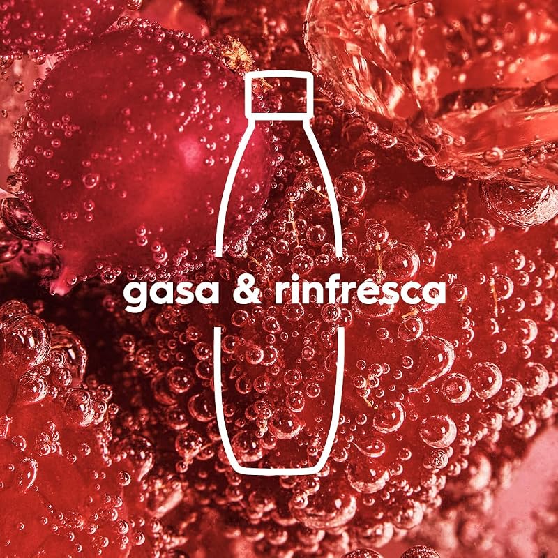 Fuse – 2x bottiglie in plastica 1L per gasare l’acqua, nera